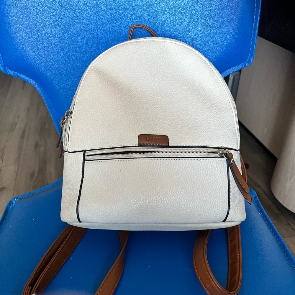 Elegant White Backpack